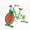 green, variant on Adult Exercise Bicycle Blender – Pedal-Powered Smoothie Maker for Gym, Family Fitness, Eco-Friendly Kitchen Juicer, Orange