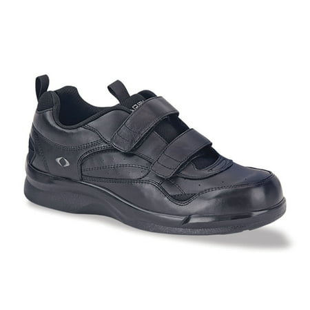 

Apex Ambulator G8010M Men s Athletic Shoe: 16 Wide (E-2E) Black Velcro