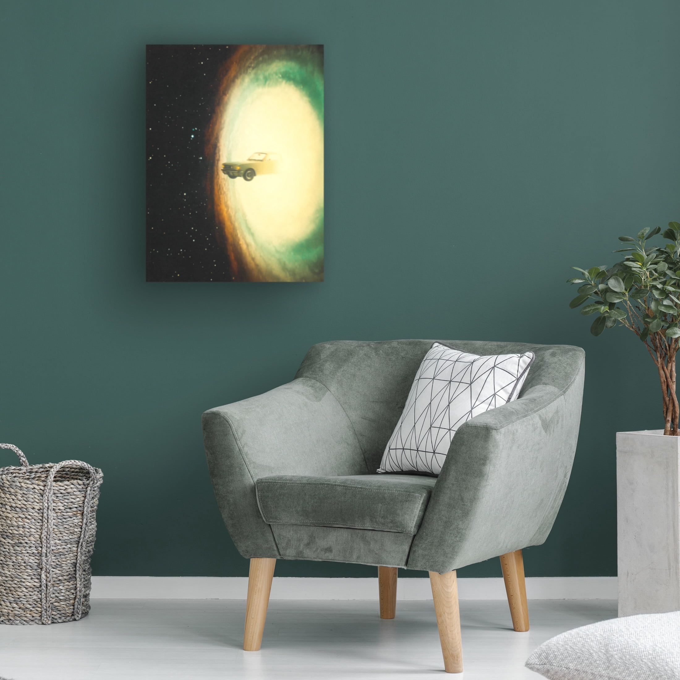 Trademark Fine Art Taudalpoi  Coming In Hot Canvas Wall Art