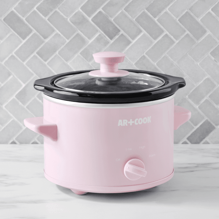 Art Cook 1.5 QT Multipurpose Slow Cooker Pink