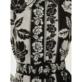thumbnail image 7 of Printed Long Sleeve Maxi Dress with Belt, 7 of 7