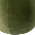 thumbnail image 2 of Luna 12" Round Sphere Accent Ball Throw Pillow, Olive Green Performance Velvet, 2 of 7