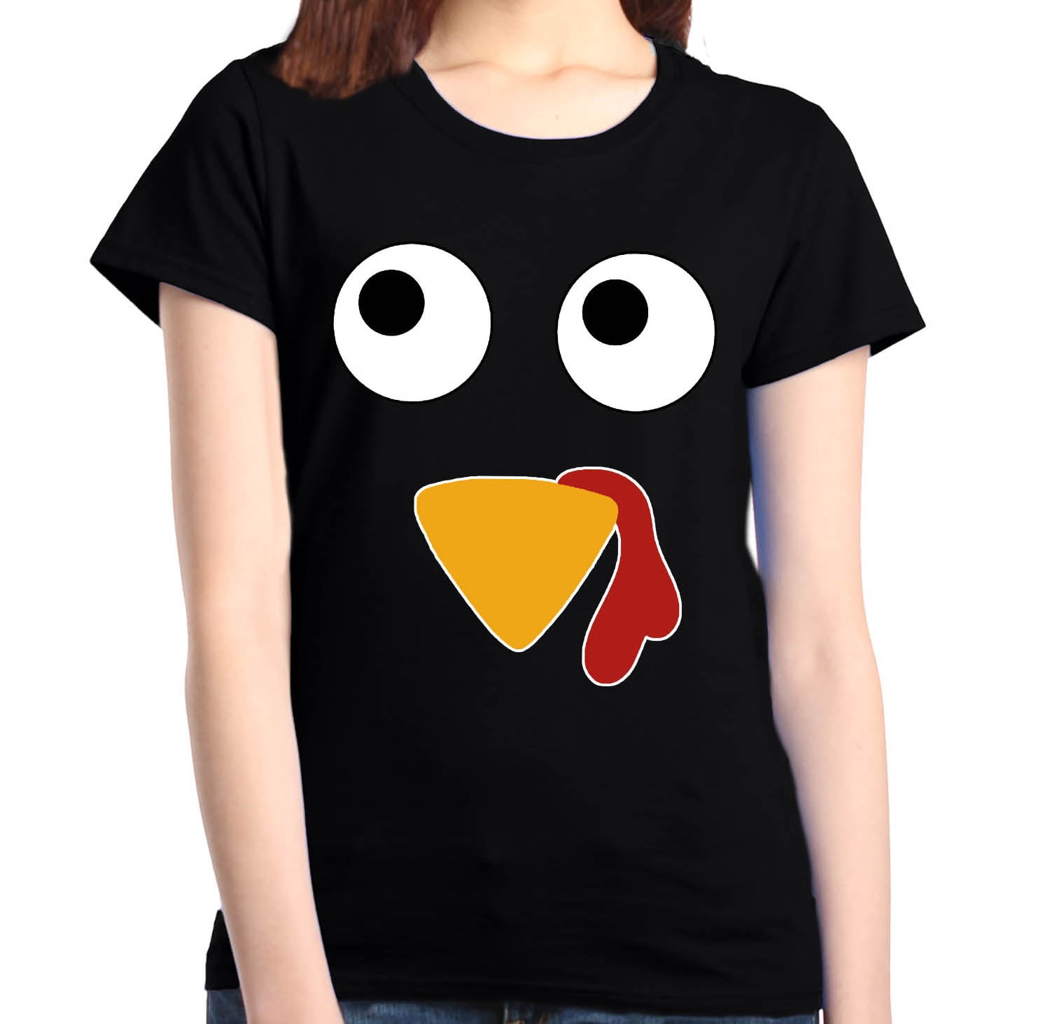 Turkey Face Thanksgiving Graphic 
