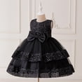 thumbnail image 6 of RMGVDSD Girls Birthday Dress Sequins Tiered Tutu Princess Dresses Flower Girl Wedding Party Gown Formal Dress Holiday Celebration Preppy Casual Pants, 6 of 8