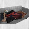 thumbnail image 6 of Spanish Soft Flannel Fleece Throw Blanket, Traditional Dancer Woman in Barcelona City with Historical Architecture Vibrant, Cozy Plush for Indoor and Outdoor Use, 50" x 70", Multicolor, by Ambesonne, 6 of 6