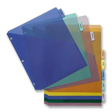 Business Source Pocket Index Dividers - 8 Print-on Tab(s) - 8.5