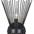 thumbnail image 3 of 2-Light Black Wall Sconce Lamp Mid Century Modern Starburst Sconce Wall Lighting, 3 of 7
