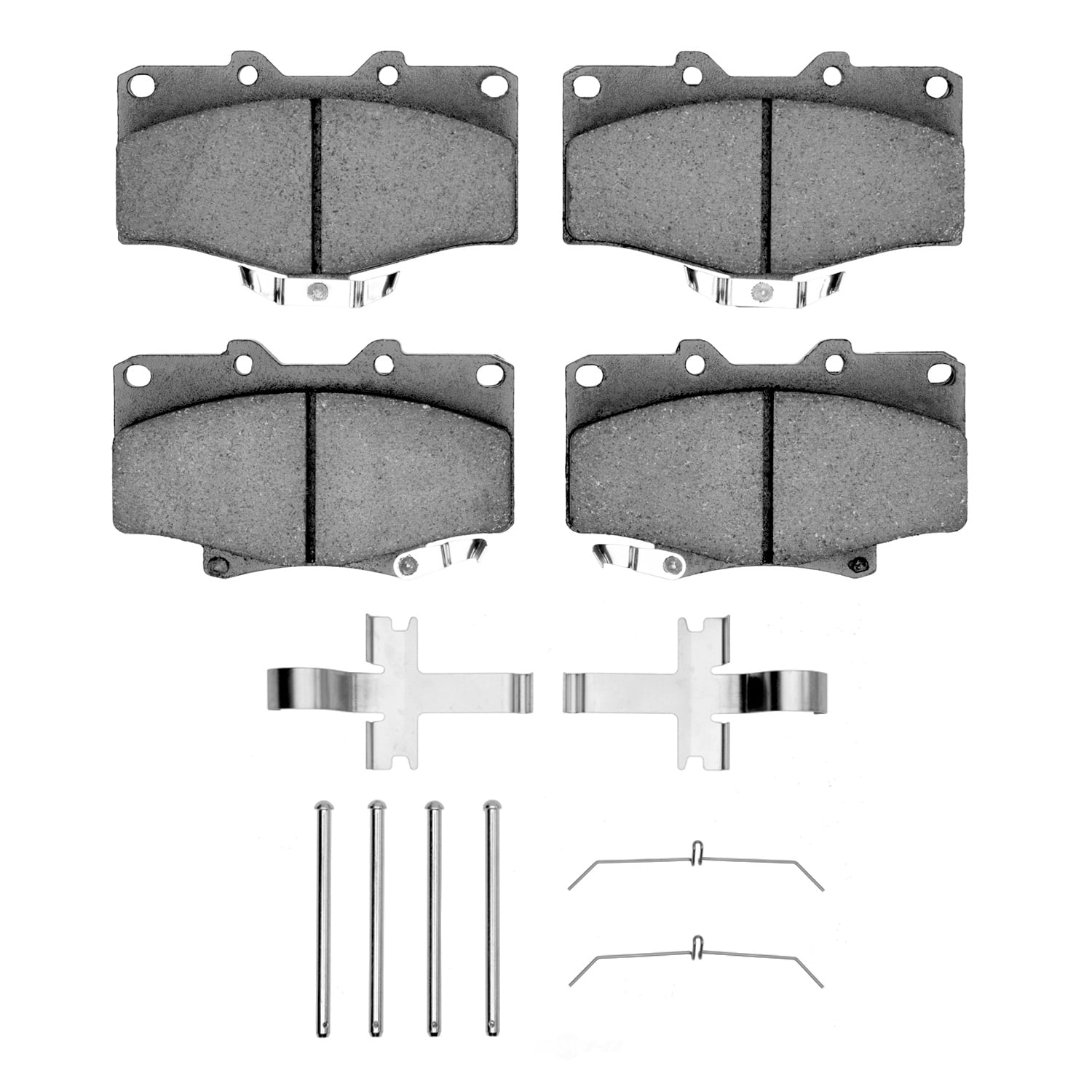 Dynamic Friction Company 1551-0611-01 DFC 5000 Advanced Brake Pads - Ceramic and Hardware Kit - OE