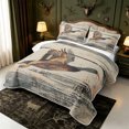 thumbnail image 3 of Manfei Wild Mallard Duck Twin Quilt Set,Farmhouse Bird Twin Coverlet Set,2-Piece,1 Bedspread and 1 Pillowcase, 3 of 7