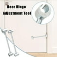 thumbnail image 2 of Guidelinel Door Hinge Adjustment Tool, New Prosperousk Hinge Hole Adjustment Wrench, Dedicated Door Gap Adjustments Tool for Residential, Fire Protection, Security, Clean Room, Easy to Repair (S+L), 2 of 7