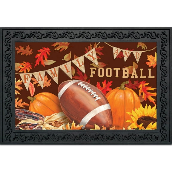 Briarwood Lane Family & Football Fall Doormat