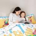 thumbnail image 4 of Erosebridal Colorful Cream Baseball Full Size Comforter Sets,Ball Sport Theme Bedding Sets For Boys,Reversible,3-Piece, 4 of 7