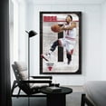 thumbnail image 3 of Basketball Player Poster Derrick Rose Picture (81) Artworks Picture Print Poster Wall Art Painting Canvas Gift Decor Home Posters Decorative 12x18inch(30x45cm), 3 of 6