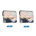 thumbnail image 7 of FORMRS 15"-15.6" Laptop Sleeve Protective Case Soft Carrying Quilted Computer Bag Cover, Abstract Landscape, 7 of 7