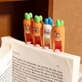 thumbnail image 2 of 4-Pack Funny Carrot Retractable Gel Pens - 0.5mm Black Ink Cute Tongue Pop-Up Novelty Pens for School & Office, 2 of 9