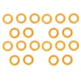 thumbnail image 1 of 20pcs Bobbin Winder Rubber Tire Ring Flexible Elastic Portable Bobbin Winder Ring for Replacement Yellow, 1 of 8
