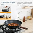 thumbnail image 6 of Nonstick Wok with Lid, 13 Inch Carbon Steel Stir Fry Pan for Induction, Electric & Gas Stoves, 6 of 6