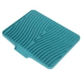 thumbnail image 1 of Silicone Dish Drying Mat, Heat Resistant Non Slip Dish Drying Pad with Drain Lip Dish Drainer for Countertops, Sinks, Draining Racks, 1 of 7