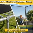 thumbnail image 4 of Mersco 14ft Trampoline PLAY Heavy Duty Outdoor Trampoline for Kids, Backyard Trampoline with Enclosure Net for Family Fun,Jumping Trampoline for Boys and Girls Birthday Gift,Green, 4 of 11