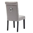 thumbnail image 2 of Canadian Honey Grey Linen Dining Chair (Set of 2), 2 of 4