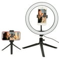 thumbnail image 1 of Dimmable LED Ring Light, With Tripod Stand Phone Holder Selfie Ring Light,  Vlogging For Live Stream Photo Photography Makeup Video, 1 of 8