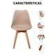 thumbnail image 5 of Sillas Tulip tipo Eames Mirel Set de 4 Piezas Moka, 5 of 5