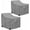 Grey, variant on Outdoor Chair Covers Waterproof Patio Furniture Lawn Chair Covers for Outdoor Furniture with Air Vent and Padded Handles, Fits up to 28W x 30D x 31H Inches, Black