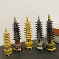 thumbnail image 2 of Torre de metal Wenchang, piso 9, piso 13, decoración de oficina en casa, artesanías, adornos, atracciones turísticas, colección de recuerdos, 2 of 5