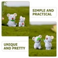 thumbnail image 2 of Sipeihong 6pcs Mini Koala Figurines Garden Resin Sculpture Cake Topper DIY Decoration, 2 of 7