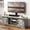 Gray, variant on Uforic Farmhouse TV Stand with Mount for 32-70" TVs, Media Console Cabinet with Barn Doors, Gray