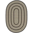 thumbnail image 3 of SAFAVIEH Braided Tanisha Bordered Reversible Area Rug, Ivory/Dark Brown, 4' x 6' Oval, 3 of 11