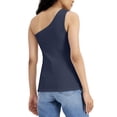 thumbnail image 3 of INC International Concepts Womens One Shoulder Tank Top Indigo Sea XL, 3 of 3