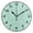 Black, variant on Polka Dots Wall Clock Modern Small Clock Gold Hands for Office, Home, Bedroom,School 9.84in