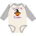 thumbnail image 3 of Inktastic Grammy's Lil' Pumpkin Boys or Girls Long Sleeve Baby Bodysuit, 3 of 5