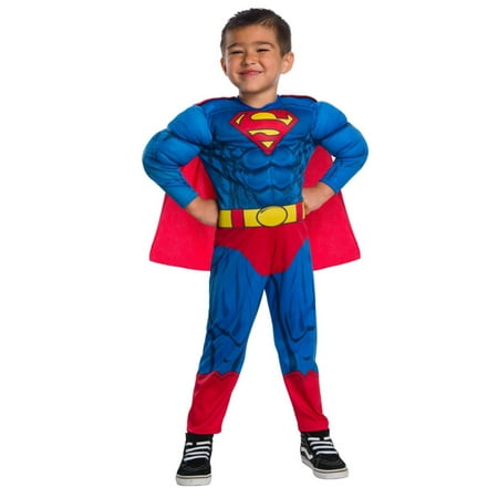 DC Comics Toddler Boys Superman Muscle Halloween Costume With Cape & Belt