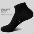 thumbnail image 2 of NovForth Men's Ankle Socks Breathable Low Cut Sports Socks, Women's Cotton Socks, 6 Pairs/8 Pairs, Sizes 6-13, 2 of 7