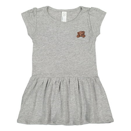 

Inktastic Pocket Chocolate Doodle Gift Toddler Girl Dress