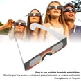thumbnail image 3 of 10 Uds Gafas De Eclipse Protección Solar Gafas De Observación Eclipse Gafas De Visión Solar Para Adultos, 3 of 7