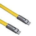 thumbnail image 4 of Dual USB Type C Cable Fast Charging Cable Charger Cord Silicone Cable for Data Transfer [5Ft/1.5m] Compatible with iPhone 15 Pro Max MacBook Pro Air iPad Pro Air Mini Galaxy S23 Ultra Note Pixel, 4 of 5