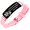 Pink - Black, variant on LF Lymphedema Alert Bracelet Breast Cancer Pink Ribbon no bp no Needles Lymphedema ID Rubber Wristbands for Women,Adjust Silicone Medical Bracelets Ribbon Awareness Gift with Med Card