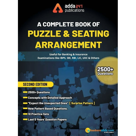 A Complete Book of Puzzles & Seating Arrangement (Second Printed English Edition), (Paperback)