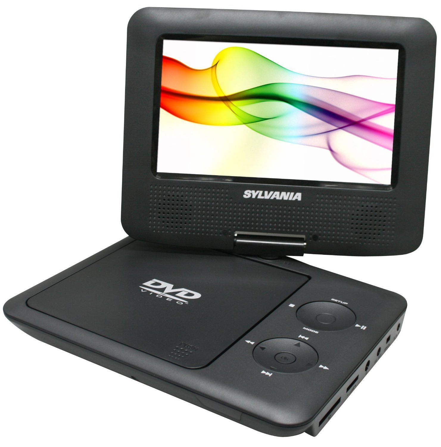 Sylvania SDVD7040-Black 7" Swivel Screen Portable DVD & Media Player - image 3 of 4