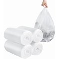 thumbnail image 1 of Bolsa de basura de mano de 2-4 galones, 120 bolsas de basura de mano gruesas para la oficina, la cocina, el baúl de basura del dormitorio, bolsa de basura sólida (blanco), 1 of 6