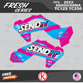 thumbnail image 2 of Kalair GFX Graphics Kit for Husqvarna MX 2 STROKE TC125 and TC250 (2023+) Fresh Series, 2 of 5