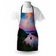 thumbnail image 3 of Lake Tahoe Apron California Photography Rustic Themes Sundown Time Freshwater Sierra Nevada Lake, Unisex Kitchen Bib Apron with Adjustable Neck for Cooking Baking Gardening, Multicolor, by Ambesonne, 3 of 3