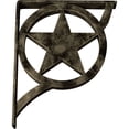 thumbnail image 5 of Ekena Millwork 2"W x 12"D x 15"H Austin Wrought Iron Bracket, (Triple center brace), Antiqued Pale Gold, 5 of 10