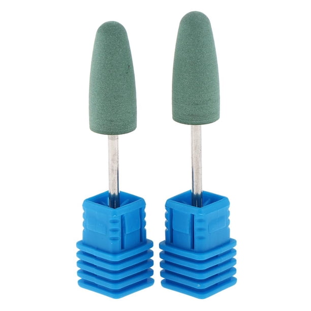 2 unids / set broca para uñas limpias para cutículas, herramientas para el atención de de belleza, accesorios, y pulidores para uñas, ju X03