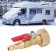 thumbnail image 4 of Adaptador rápido Amonsee de latón para invierno Conector macho 1/4 pulg, 4 of 8