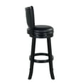 thumbnail image 6 of Boraam Augusta 34-inch Bar Height High Back Swivel Wood Bar Stool, Black Finish, 6 of 7