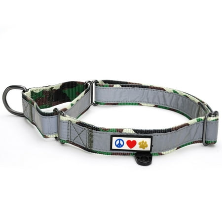 UPC: 0735255516098 | Pawtitas Martingale Dog Collar Puppy Collar Reflective Dog Collar Training Dog Collar Dog Collar Large Dog Collar Camo Green Dog Collar